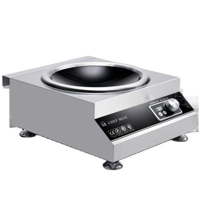 China Commercial Custom Chefmax Hotel Touch Knob Concave Cooking Stove 220V 5KW Induction Cooker en venta