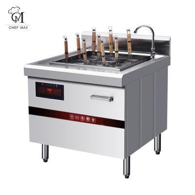 Κίνα High Efficiency Chefmax Commercial 4 6 Basket Pasta Noodle Cooker Stove Cooking Machine Electric Induction Cooking Stove προς πώληση