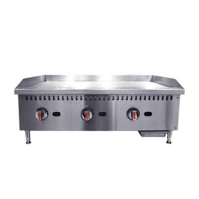 China Commercial Restaurant 2 3 Custom Automatic 4 Burner Countertop Grill Stainless Steel Non Stick Gas Teppanyaki Grill Griddle for sale