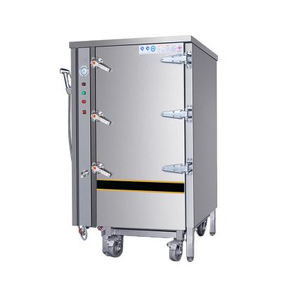 China Industrial Production Chefmax Kitchen Equipment Commercial Seafood Rice Cooking Cart Gas Electric Food Steamer Steamer Cart en venta