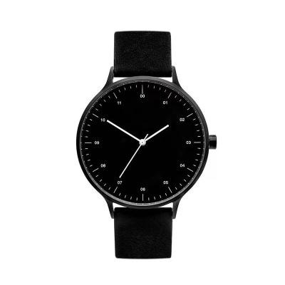 China 2019 Custom Brand Fancy Gent's Classic Water Resistant Minimalistic Dropshipping Logo Watch Leather Strap Wristwatch For Men for sale