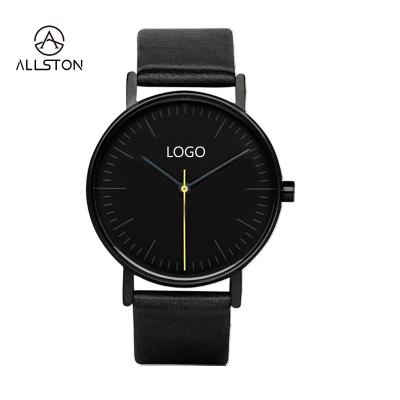 China OEM simple logo of your own watch build water resistant custom face brand minimalist watch men's watch for sale