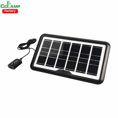 China Solar Panel Light Portable Generator Kit Built-in Stable Chips Solar Panels Kit with USB Cable and Solar Charger DC Head for Charging Mobile for sale