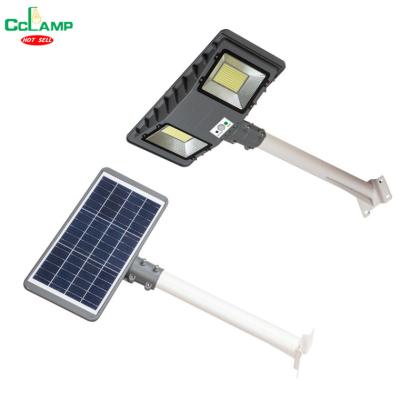 China High Power Residential Double Head CCLAMP Street Light Dual Angel High Power Residential CCLAMP Street Light Solar Remote Control Auto Solar Lamp for sale