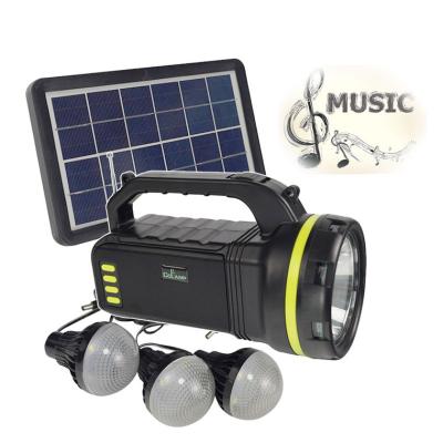 China CCLAMP CL-18 solar home lighting system all in one solar system music mp3 package dc lamp multifunctional solar radio wholesale for sale