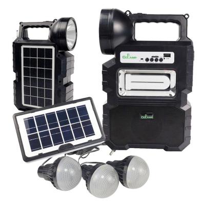 China Mini GD lite GD-8017 CCLAMP solar lighting system out door portable home off grid solar system OEM wholesale hot sale for sale