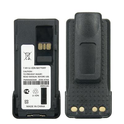 China 2 way radio PMNN4424AR 7.4V 2600mAh no IMPRES Li-ion Battery for Motorola 2-way radio with belt clip APX 4000 for sale