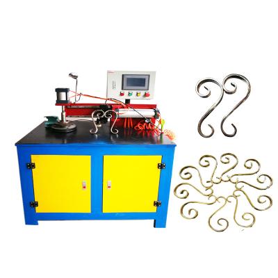 China Metal Roller Iron Strip Machine Steel Pipe Shaped Craft Window Handrail Door Tool Stainless Embossed Automatic Bending And Scrolling for sale