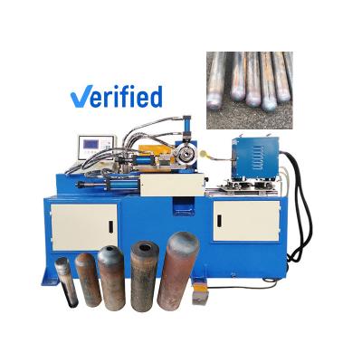 China Industrial Automatic Round Profile DR40 Mild Steel Pipe Sealing Machine , Metal Tube Closing Machine for sale