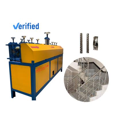 China Industrial Profile Wrought Iron Pipe Threading Machine Decorative Pipe And Mold Adjustable Size for sale