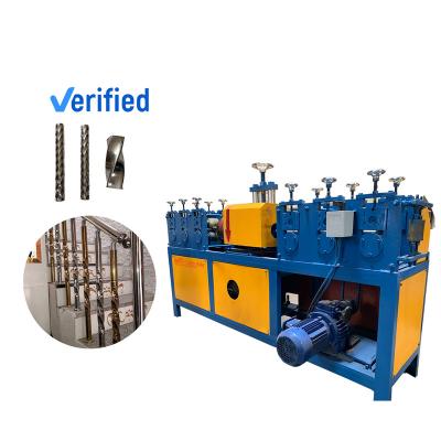 China H76 Profile Industrial Tube Twisting Machine Pipe Spiral Threading Rotary Stamping Machine for sale