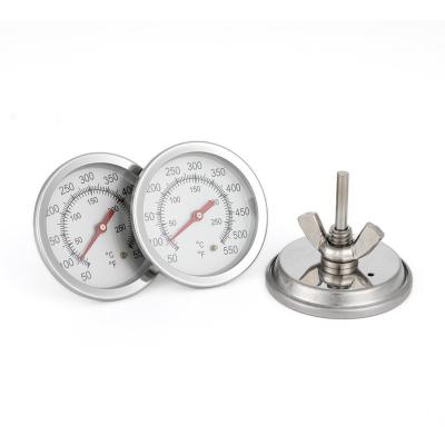 China Oven thermometer factory direct sale indicator disc thermometer stainless steel bimetal thermometer for barbecue for sale