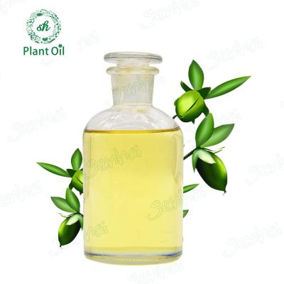 China Natural Skin Revitalizer Factory Price Carrier Oil Plant Extracted Organic Jojoba Oil Wax Seed Oil For Hair Care for sale