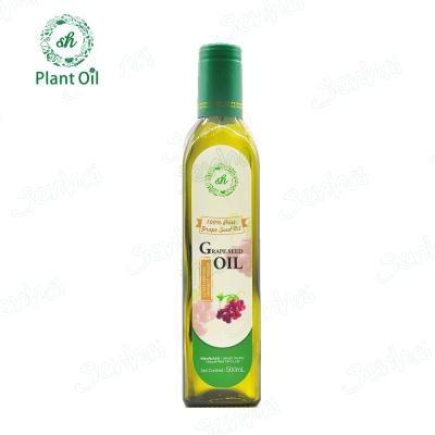 China beauty & Personal care> > High Quality Cold Pressed Organic Edible Skin Care Grape Seed Oil Best Frying Oil Price for sale