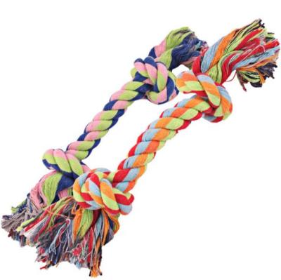 China Stocked Cotton Knot Dog Chew Rope for Large Dogs and Puppies for sale