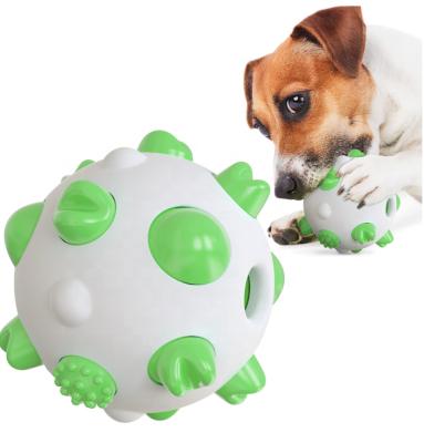 China New Durable Model Bite Heavy Duty Dog Toys Ball Chew Toys Tooth Cleaning Balls for sale