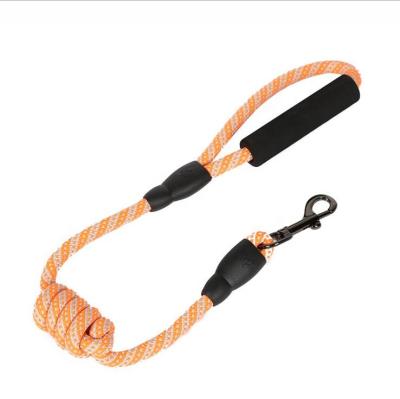 China Amazon Viable Best Selling Durable Nylon Braided Rope Dog Leash for sale