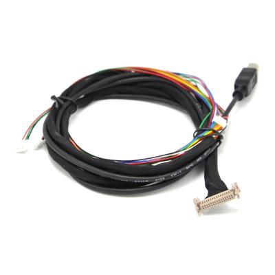 China OEM SH1.0mm 4P Electronic Wire Harness Assembly To GHR1.25 6P Cable For Power for sale