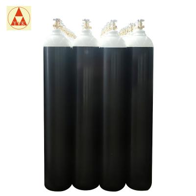 China Peru Suriname 40l Oxygen Gas Cylinder Storage Metal Gas Tank Industrial Oxygen Cylinder for sale