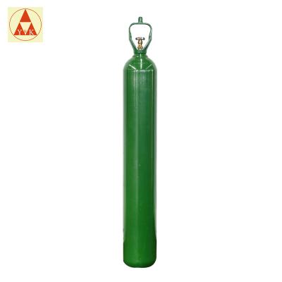 China 50 Liter Cylinder Metal Oxygen Tank Oxygen Gas Oxygen Top Standard Oxygen Bottles Storage for sale