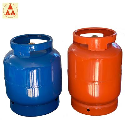 China New 5KG LPG Empty LPG Gas Cylinder Gas Tank Gas Cylinder for BBQ Camping in Nigeria for sale