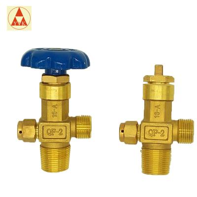 China General Professional Wholesale Brass Valves LPG Gas Oxygen Nitrogen CO2 Cylinder Valve for sale