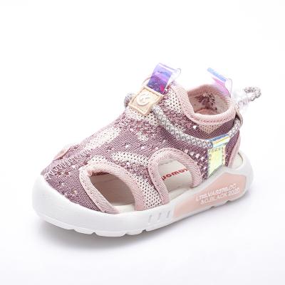 China High quality kids sandals summer style fashion flat hot sale colorful kids sandals for boys and girls mesh for sale