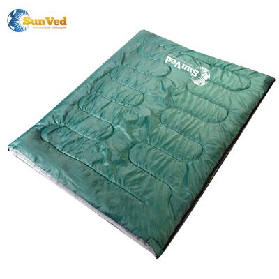 China 210T Polyester Waterproof Outdoor Two Person Travel Down Double Sleeping Bag for sale