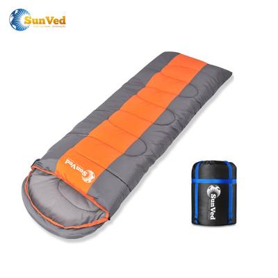 China cold weather comfort 190T polyester handmade sleeping bag primaloft outdoor camping for sale