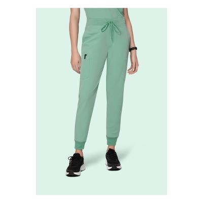 China Wholesale Four Way Fabric Stylish Modern Sportswear Scrub Set For Women Jogger Pants Medical Uniforms for sale