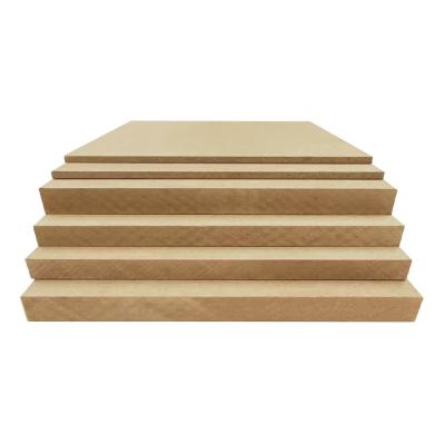 China Customized Size 2100x2800mm 1220x2440mm Melamine MDF Board 3mm 12mm 15mm 17mm 18mm 19mm Thick for sale