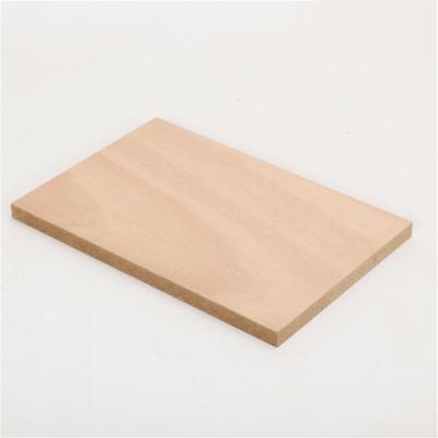 China Professional Melamine Paper Faced White Wood Grain Color Mdf Particle Board Or Plywood for sale