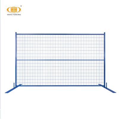 China Wholesale Easily Assembled 6 Ft X 9.5 Ft Metal Panel Building Temporary Fence Barrier,Canada Temporary Fence Hot Sale for sale