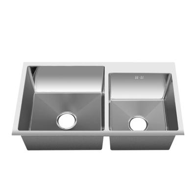 China Modern Apartment Size Single Bowl UPC Undermount Stainless Steel Kitchen Sink for sale