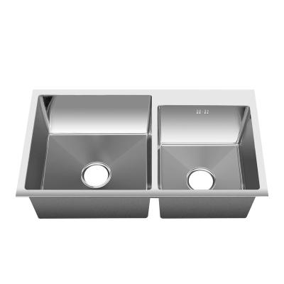 China Modern Apartment Size Single Bowl UPC Undermount Stainless Steel Kitchen Sink for sale