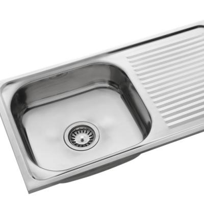 China Top Sale Modern Sale Hand Washing Rectangular Single Stainless Kitchen Sink 750*400*140 for sale