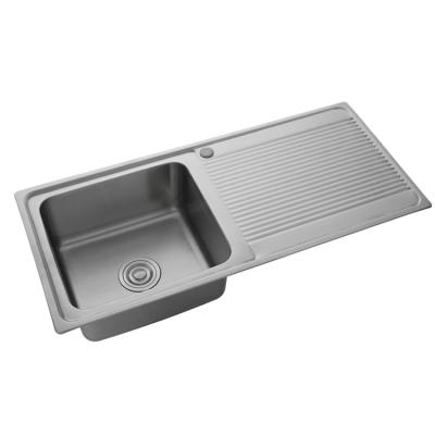 China Without Faucet Furniture Hardware Kitchen Single Bowl Sinks Suppliers Stainless Steel Kitchen Sink for sale