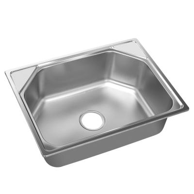 China Real Miniature 600/450/180 Stainless Steel Modern Rectangular Kitchen Sink for sale