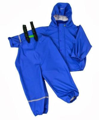 China Fashion Waterproof Kids Waterproof Raincoat With Rain Pants for sale