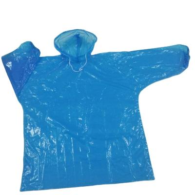 China 100% Waterproof PE Disposable Raincoat With Long Sleeve Waterproof Raincoat For Rainy Day for sale