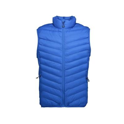 China Hot Selling Men Quilted Nylon Bodywarmer Quilted Vest With Stripper Effect for sale