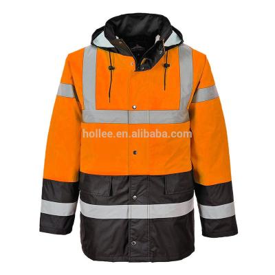 China 100% Safety Waterproof Workwear Waterproof Reflective Jacket /Windproof/Eco-friendly/Durable/Soft with ENISO20471 Certificate CE for sale