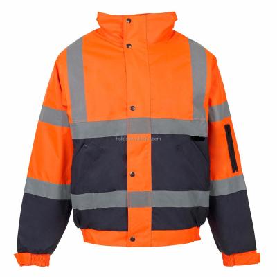 China 100% Safety Waterproof Workwear Waterproof Reflective Jacket /Windproof/Eco-friendly/Durable/Soft with ENISO20471 Certificate CE for sale