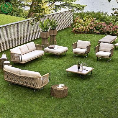 China Outdoor Modern Patio Other Garden Sets Outdoor Furniture Rattan Luxury Aluminum for sale