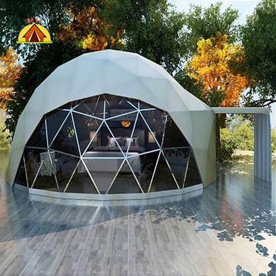 China UV resistant professional factory custom geodesic dome tent, PVC waterproof luxury camping tent for sale