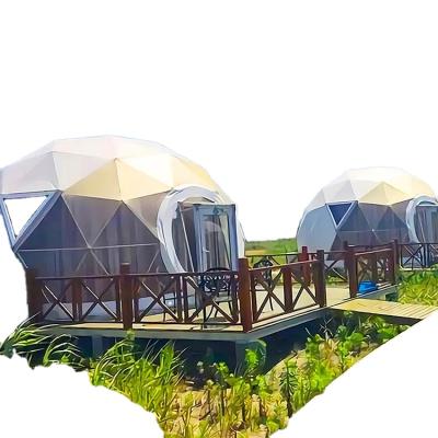 China Large Dome House Geodesic Dome Tents UV Resistant Wholesale Transparent Camping for sale