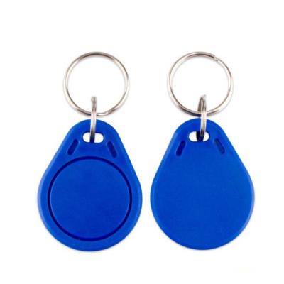 China RFID key fobs waterproof ABS 13.56mhz CUID rewritable rfid keyfob tag custom printing logo CUID keyfob card for sale