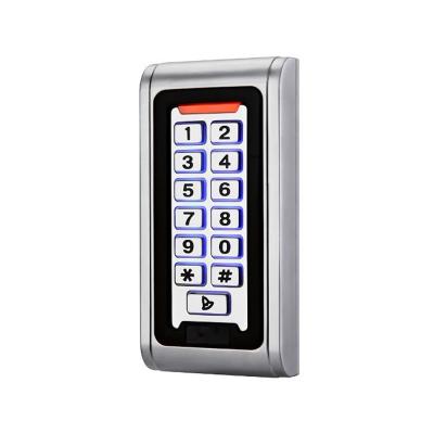 China EM 125KHz RFID Keypad Access Control Card Reader Standalone Zinc Alloy RFID Smart Card RFID Reader for sale