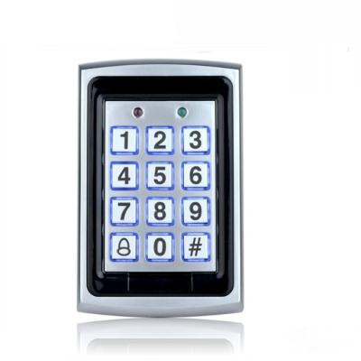 China Zinc Alloy Wiegand Rfid Reader Waterproof Standalone rfid Keypad Access Control Entrance 125khz Door Standalone Access Control for sale