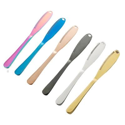 China Sustainable Hot Selling Kitchen Tools Butter Applicator Cutlery Cheese Stainless Steel Butter Knife for sale